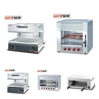 Grill salamandre électrique commercial de table avec fonction de levage, rôtissoire BBQ pour restaurant