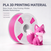 Filamen PLA 1.75mm 1kg Filamen 3D untuk Printer 3D, Filamen PLA Dasar untuk Pencetakan 3D FDM