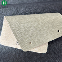 En stock, tissu en similicuir PU écologique, texture litchi, pour ameublement, canapé, lit, chaise, siège de voiture, couleur personnalisée