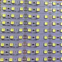 Aluminium SMD5730 5630 Barres lumineuses à LED à profil super lumineux DC 12V 24V IP67 Bande dure étanche PCB Barre lumineuse à LED