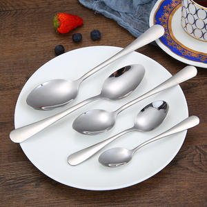 Juego <span class=keywords><strong>de</strong></span> cucharas <span class=keywords><strong>de</strong></span> acero inoxidable Cucharas <span class=keywords><strong>de</strong></span> grado alimenticio Premium Cubiertas duraderas Cucharas <span class=keywords><strong>de</strong></span> metal Cucharas Vajilla - Product Image 4