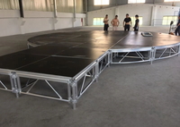 Présentoirs en treillis durables pour podium de concert pour événements musicaux