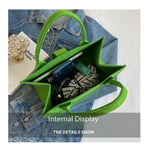 IStapromo <b>Gifts</b> Eco-friendly Casual Large Capacity Felt Shopping <b>Bag</b> Custom Logo Print Eco Tote <b>Bag</b> Promotional <b>Gift</b> <b>Bag</b> - Product Image 4