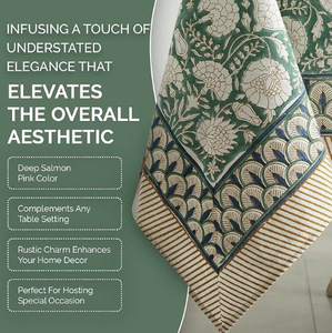 Mantel con Estampado de Bloques, Moderno, Decorativo, Lavable, Duradero, <span class=keywords><strong>para</strong></span> <span class=keywords><strong>Cocina</strong></span>, Comedor, Regalo, Festival, Celebración - Product Image 5