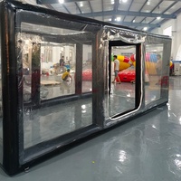 Tente de voiture gonflable portable en PVC, garage avec impression de logo personnalisé, abri extérieur gonflable