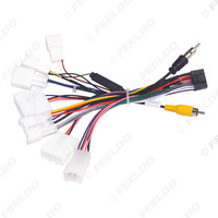 Kabel Adaptor Retrofit 16-pin Toyota 2004-2024 Kompatibel Model 6617; Kabel Daya Khusus untuk Layar Besar Android
