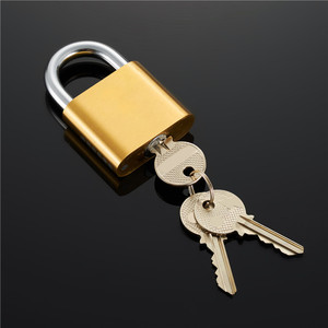Candado <span class=keywords><strong>de</strong></span> Latón Personalizado OEM/ODM con Esquinas Redondeadas <span class=keywords><strong>Grandes</strong></span>, Antirrobo, Impermeable, con Llave - Product Image 5