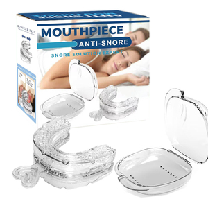 Aides au sommeil réglables Garde de <span class=keywords><strong>nuit</strong></span> Soulager le ronflement Anti-ronflement Protège-dents Meulage de dents Embout buccal Dispositif de bruxisme - Product Image 1