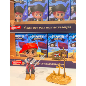 Boîte Mystère Pop Art Figurine de Collection Petit Garçon Pirate PVC ABS Accessoires Figurine d'Action Boîte Surprise Promotion Jouet Bonbon - Product Image 6