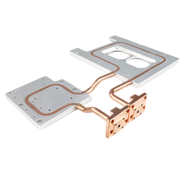 Plaque froide liquide en aluminium série 6000 personnalisée dissipateur de chaleur de refroidissement par eau série 6000 avec services de poinçonnage de soudage de coupe en flexion