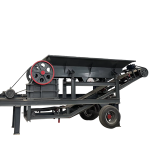 Concasseur fin intelligent Hengtong UK 40-50 TPH pour granit, galets de rivière, béton, machine de fabrication de sable PE 400*600, moteur à faible consommation d'énergie - Product Image 1