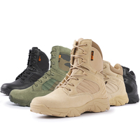 Bottes tactiques légères pour hommes ; Bottes décontractées respirantes ; Bottes d'entraînement H adaptées au travail et aux motos.