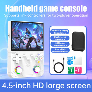Console de jeu vidéo portable R36 Ultra X 4,5 pouces, 128 Go, 35 000 jeux préchargés, système d'exploitation Linux, batterie 3000 mAh, écran IPS, design portable - Product Image 2
