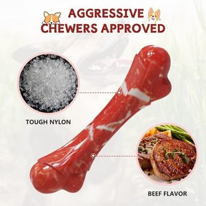 Ultra Durable Eco-Friendly Interactive Natural Rubber Chew <b>Dog</b> Toys for Aggressive Chewers - Product Image 2