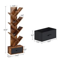 Étagères en bois en forme de décor de support de livre conception d'étagère de support pour l'usage de meubles de maison ou d'hôtel