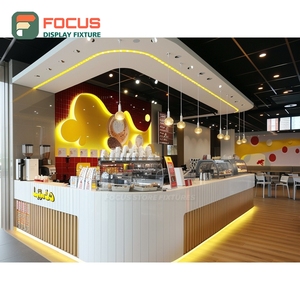 Vitrina Profesional para Cafetería, Mueble de Exhibición para Tienda Minorista, Vitrina Comercial para Café con Vidrio Templado - Product Image 4