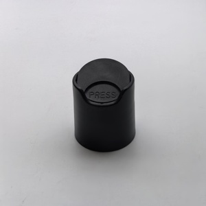 Tapa de Disco Negra Mate 24-410 para Botellas de Loción de Plástico - Product Image 1