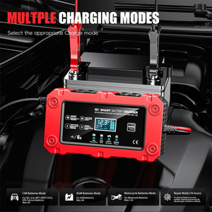 Chargeur <span class=keywords><strong>de</strong></span> <span class=keywords><strong>batterie</strong></span> intelligent pour <span class=keywords><strong>voiture</strong></span> et moto BC-1206, chargeur <span class=keywords><strong>de</strong></span> <span class=keywords><strong>batterie</strong></span> 12V 6A, chargeur <span class=keywords><strong>de</strong></span> <span class=keywords><strong>batterie</strong></span> au plomb-acide, prise EU automatique, entrée AC - Product Image 3