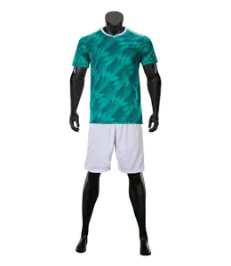 Benutzer definierte Erwachsene Günstige Fußball Uniform Shirt Benutzer definierte Print Kurzarm Herren Fußball Shirts Atmungsaktive Fußball Team Trikots