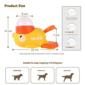Nuevo Plato Plegable para Perros y Gatos, Diseño de Pato Amarillo, Ecológico, de Plástico, Portátil y Fácil de Transportar - Product Image 3