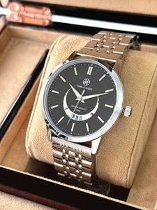 Nouvelle montre à quartz élégante et décontractée pour homme - étanche, bracelet en cuir, chronométrage précis - Product Image 4