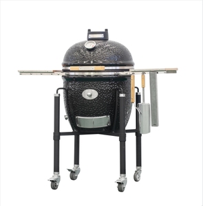Barbecue au charbon de bois portable commercial de 29 pouces, fumoir extérieur sans fumée en céramique, barbecue en acier inoxydable de 29 pouces pour poulet - Product Image 4