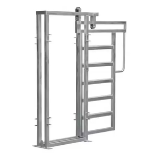 Porte coulissante roulante pour clôture <span class=keywords><strong>de</strong></span> ferme, en acier à faible teneur en carbone, 1,83 m <span class=keywords><strong>de</strong></span> haut, 740 mm <span class=keywords><strong>de</strong></span> large, galvanisée à chaud et thermolaquée, facilement assemblable - Product Image 1