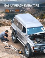 Nouveau design 160L/min compresseurs d'air forte puissance 12V/24V gonfleur de pneu pour voiture camion SUV ATV et Bus moto Application