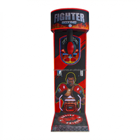 Machine interactive de mesure de coup de poing de boxe d'arcade de sport Machine de jeu de boxe de sac de frappe à jetons
