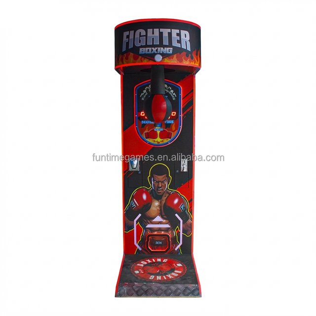 Sport Arcade Interactive Redemption Boxing Punch Measure Machine Coin Operated Punching Bag Boxing Game Machine