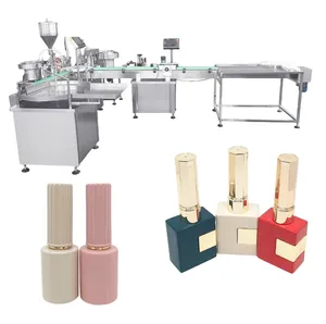 Customised Aromatherapy Essential Oil Nail Polish Automatic Glass Bottle Filling Machine Nail Polish Filling Machine