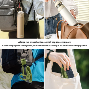 Botella de Agua Plegable de 580 ml de PP para Exteriores con Brújula, Ligera, Duradera y Reutilizable para Camping y Deportes - Product Image 4