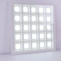 Prix de gros intérieur blanc ultra mince cube led panneau de calandre pour bureau école hôpital salle de conférence