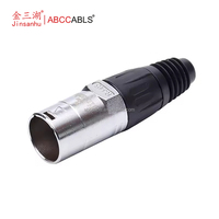Connecteur mâle RJ45 de type Ethercon, plaqué nickel, boîtier en alliage de zinc, prise de câble XLR pour écran LED de scène