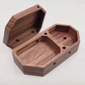 Custom Yeshi Merk Oem Bamboe Houten Doos Met Glijdeksel Kleine Geschenkverpakking Cnc Machinaal Bewerkt - Product Image 1