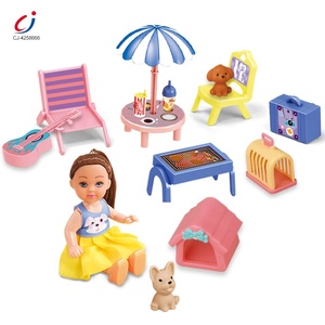 Chengji Plastic Dollhouse Camping Car Cute Pet Set Pretend <strong>Dolls</strong> <strong>Camper</strong> <strong>Van</strong> Toy Role ing <strong>Doll</strong> Houses for Children - Product Image 4