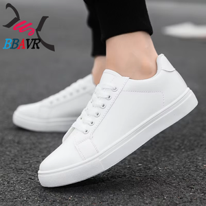Zapatos Deportivos Casuales de Cuero para Hombre, Blancos y Negros, para Correr y Patinar - Product Image 6