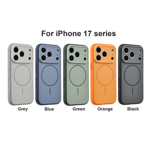 Étui de téléphone au design ultra doux pour la peau et à blocs de couleur |   6 couleurs |   PC+TPU écologique |   Petites commandes en gros bienvenues - Product Image 6
