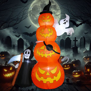 Citrouille gonflable pour <span class=keywords><strong>Halloween</strong></span> Citrouille gonflable grandeur nature pour l'extérieur, décoration de fête parfaite pour <span class=keywords><strong>Halloween</strong></span> - Product Image 2