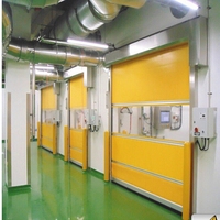 Portes de garage automatiques à enroulement rapide en PVC pour entrepreneurs et entreprises, pour lavage de voitures en libre-service, Chine