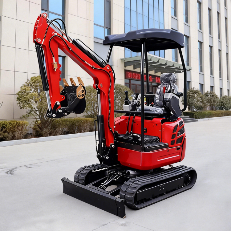 1 Ton 2 Ton Mini Excavator Compact Digger Farm Use Kubota Engine CE EPA ...