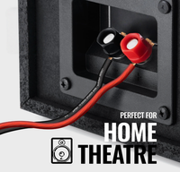 Cable de Altavoz HiFi de Cobre Puro/CCA de Alta Pureza 12/14/16 AWG de 2 Núcleos y Baja Resistencia con Conectores RCA (Ambos) Sin Blindaje de PVC