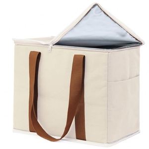Sac isotherme réutilisable pour courses, grand format, étanche, avec fermeture éclair, idéal pour le transport de glace et comme sac de voyage isotherme. - Product Image 3