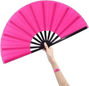 Bamboo Rib <b>Hand</b> Held Folding <b>Fans</b> Chinese Kung Fu <b>Hand</b> <b>Fan</b> Decorative Folding <b>Fans</b> - Product Image 1