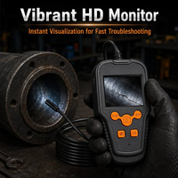 Kit de caméra d'inspection de vidange d'égout portable avec caméra serpent moniteur HD pour l'inspection des tuyaux