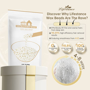 Cera Depilatoria Dura Orgánica en Perlas de Resina Lifestance OEM de Marca Privada 100g/300g/500g/1000g para Piernas y Cuerpo/Bikini/Uso Íntimo - Product Image 4