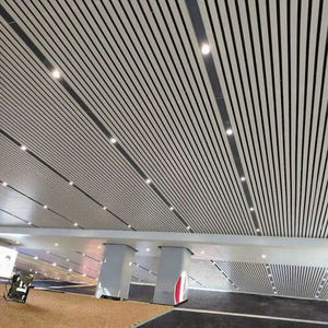 Aluminium Modern Design Metal Strip <b>Ceiling</b> Suspended Perforated Aluminum Waterproof <b>Ceiling</b> for Mall with <b>Ceiling</b> Grid - Product Image 3