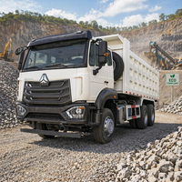 Восстановленный самосвал Howo NX 6x4, 371 л.с., двигатель Weichai, полный комплект запчастей для горнодобывающей и логистической техники