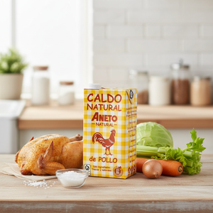 Meilleures ventes, fabriqué en Espagne, 6 x 1L, bouillon de poulet délicieux, sain, nourrissant, ingrédients purs, pour l'exportation - Product Image 3