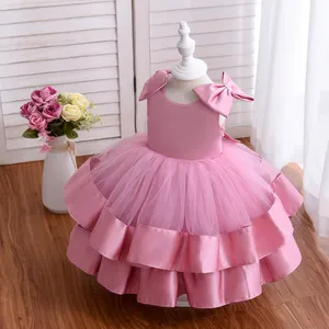 Neue Mädchen Hübsche Blume Geburtstags kleider Kinder Party Wear Kleider Kinder Performance Abendkleid DK101